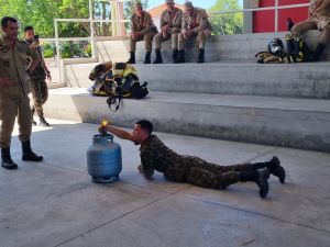 Treinamento da Brigada de Combate a Incêndio da PMPV